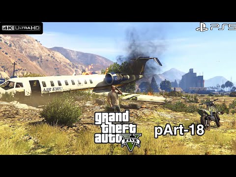 GTA 5 | PS5 Gameplay walkthrough Part-18| Next Gen version| FIDELITY MODE | RAY TRACING | 4K-HDR NEW
