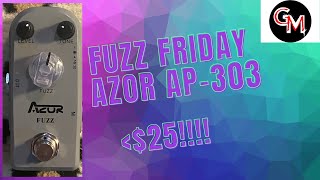 Video thumbnail for Fuzz Friday Azor AP-303 - Episode 4 - Demo,  and Jams! Amazon Budget Pedal Purchase! Big Muff Clone? by Grizzly Madams