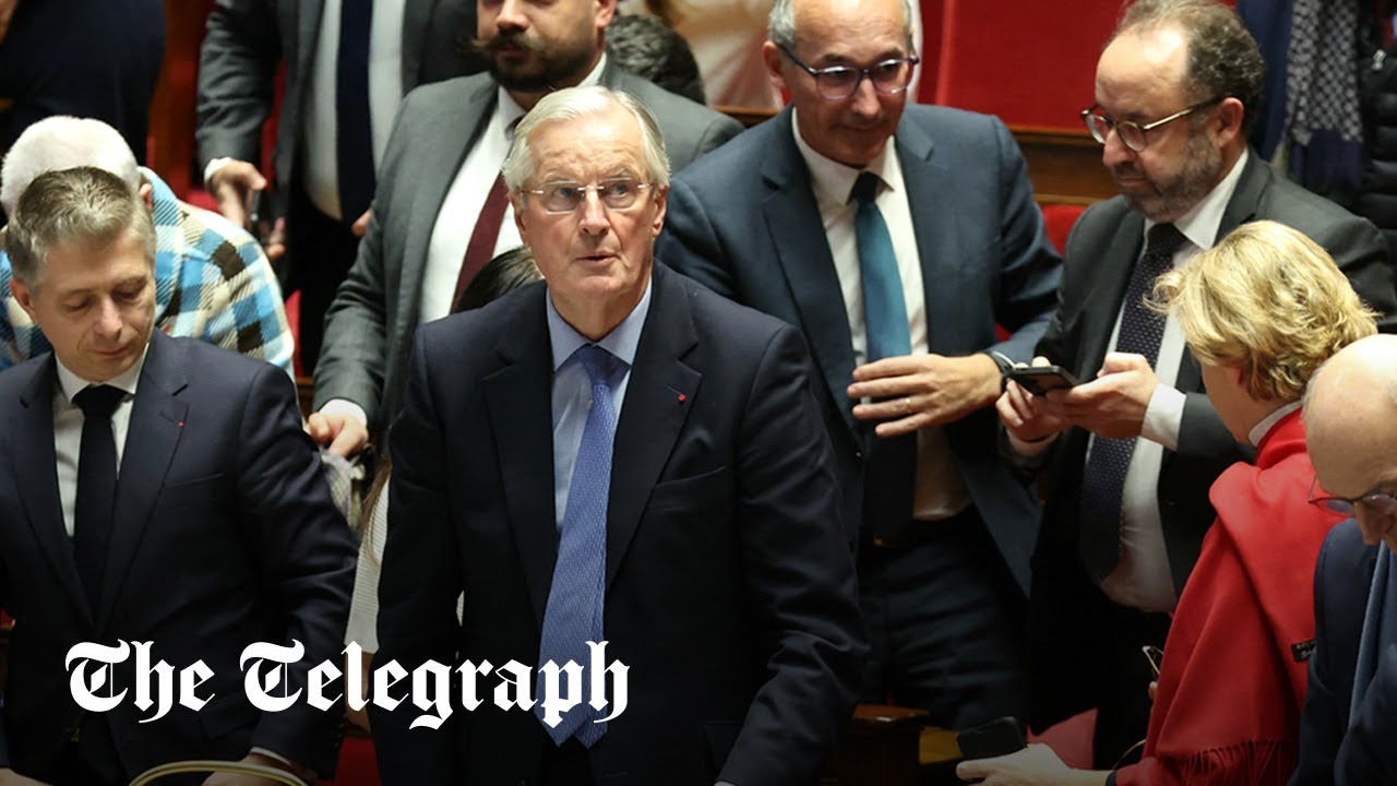 French prime minister Barnier officially resigns after losing vote of no-confidence