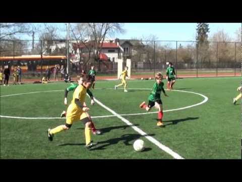 Unia Warszawa vs Szkoła Futbolu Wilanów. Kwarta 1. Runda wiosenna.