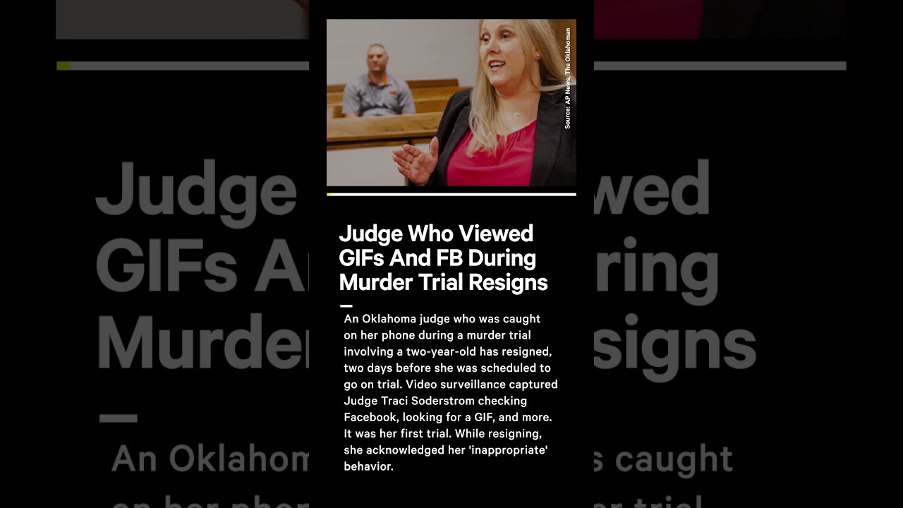 Oklahoma Judge Steps Down After Sending More Than 500 Texts During Murder Trial