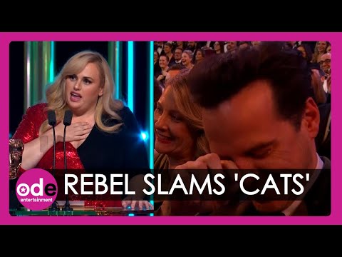 Baftas: Rebel Wilson jokes about 'Cats' during very funny awards speech