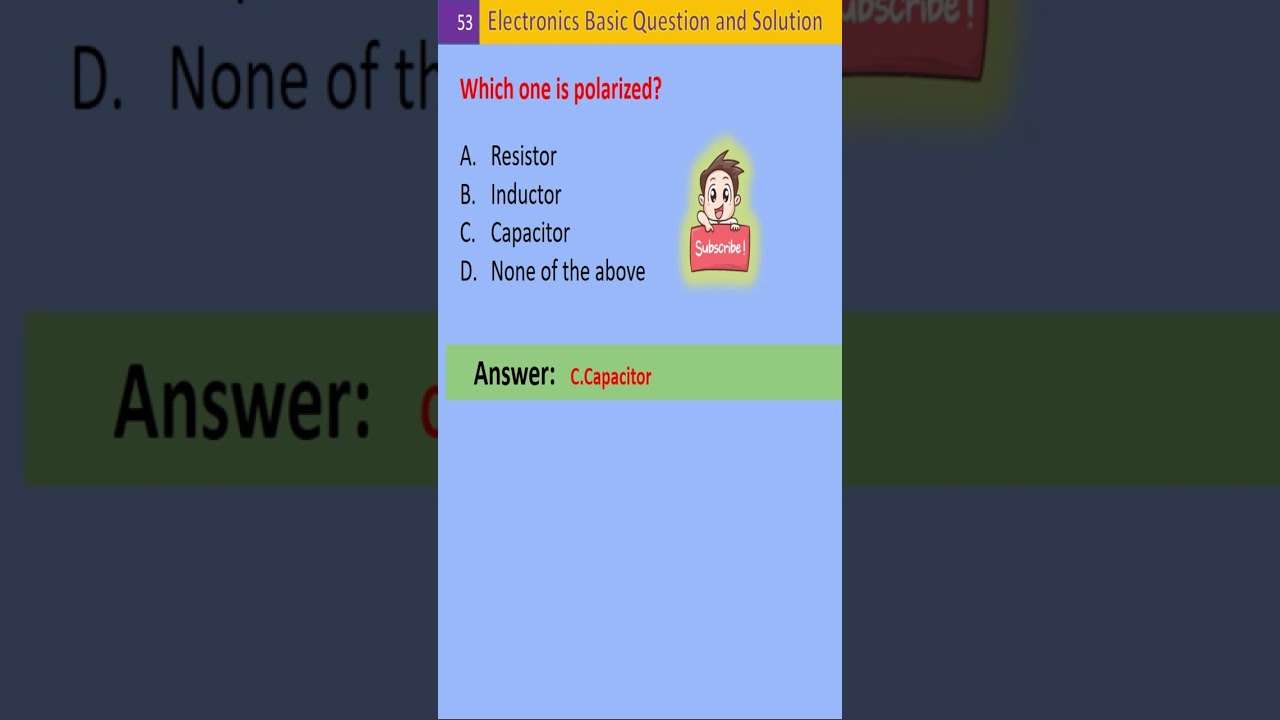 Basic Electronics Question and Solution #shorts #basicelectronic #basic @ElectronicsOrigin