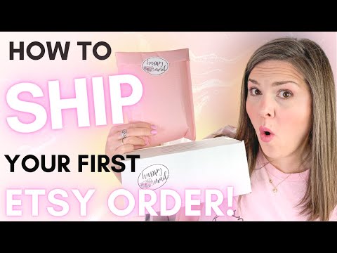 Etsy Shipping Tutorial 2021: Step by Step How I Process and Package Etsy Orders from Home