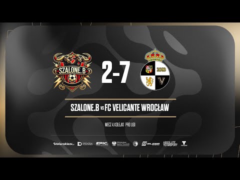 Skrót | SZALONE.B - FC VELICANTE WROCŁAW 2:7 (II Połowa) | PRO LIGA, Sezon Jesień 2025 - 16.09.2025