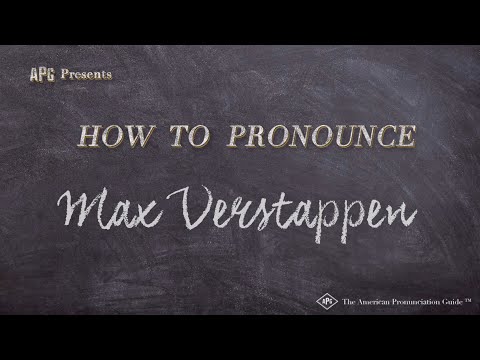 How to Pronounce Max Verstappen (Real Life Examples!)