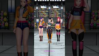 [MMD] 頑張りたい人へ 轟はじめ/ReGLOSS - Huntrix Zoey, Rumi, Mira dance Kpop Demon Hunters Huntr/x