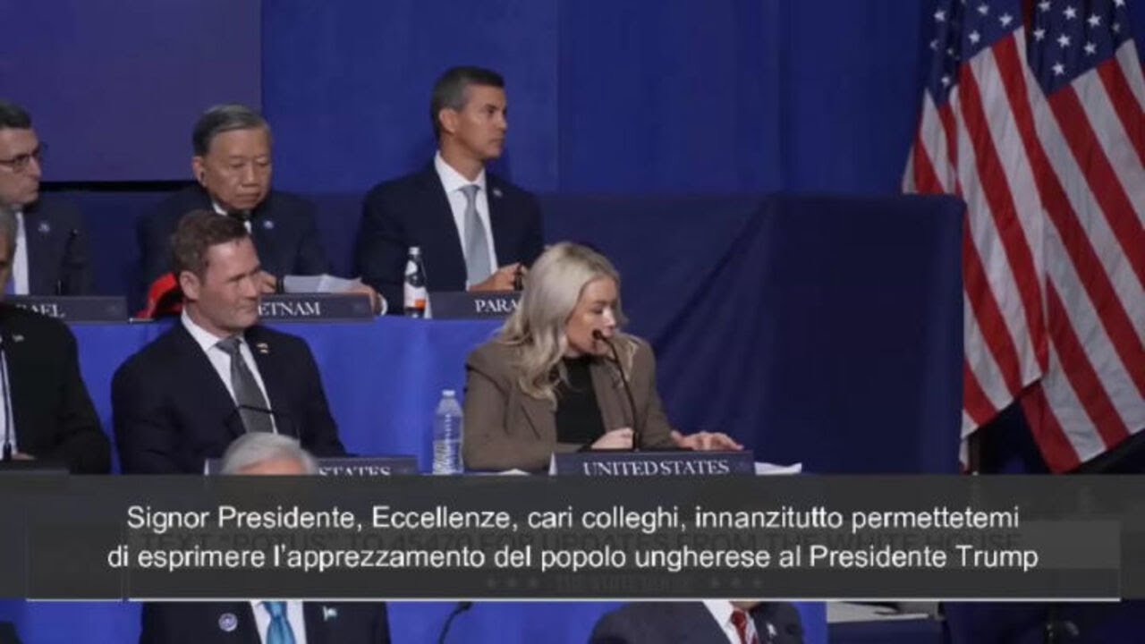 Board of Peace, Orban: "Un onore per l'Ungheria essere stati invitati qui"