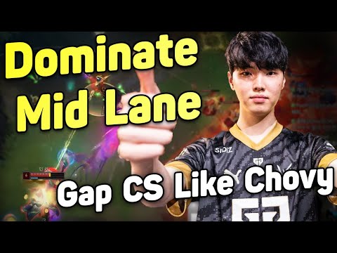How To DOMINATE and GAP CS Like Chovy - Tips and Tricks for Mid Lane Mastery