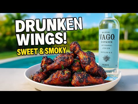 Epic Smoky Mezcal Glazed Grilled Chicken Wings | Sweet, Spicy & Crispy BBQ Recipe