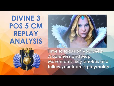 6.6k MMR Coach Reviews Divine 3 Pos 5 Crystal Maiden Gameplay. Look to Rotate, and Buy Smokes!