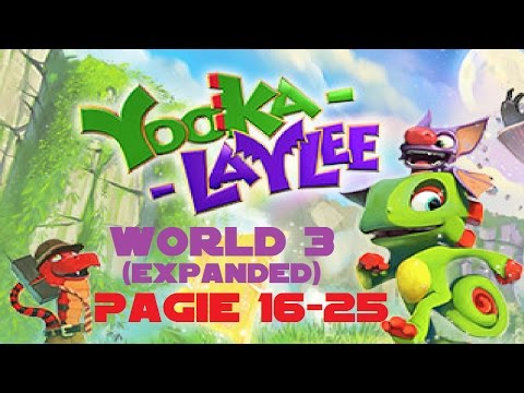 Yooka Laylee Pagie Guide - Moodymaze Marsh Expanded (Pagie 16-25)