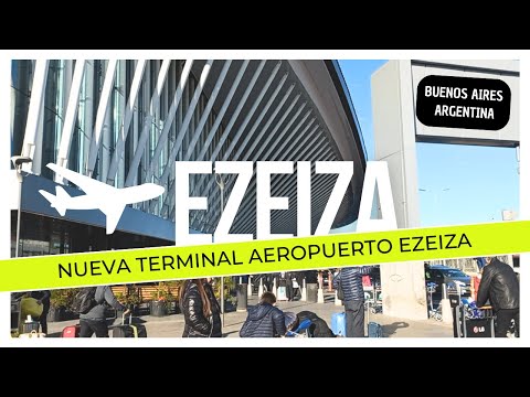 La nueva terminal de partidas del Aeropuerto✈️ de Ezeiza Buenos Aires Argentina 2023