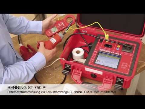 BENNING Gerätetester ST 750 A –  automatisierte Prüfungen gemäß DIN VDE 0701-0702 & VDE 0751