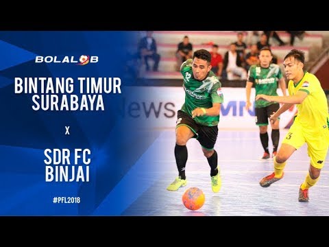 Bintang Timur Surabaya (6) - (1) SDR FC Binjai - Highlight Pro Futsal League 2018