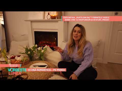 O cină romantică... pe podea