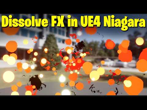 Dissolve FX in UE4 Niagara Tutorial | Download Files