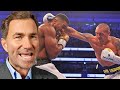 EDDIE HEARN REVEALS ANTHONY JOSHUA DESPERATE TO WIN USYK REMATCH; IMPLORES HIM TO CHANGE AS FIGHTER!