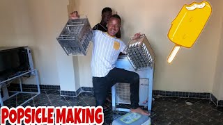 STARTING A MULTI MILLION INDUSTRY IN AFRICA!! POPSICLE MAKING #viralvideo #popsicle