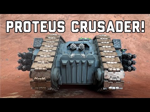 40k Primaris Land Raider Proteus Crusader Conversion