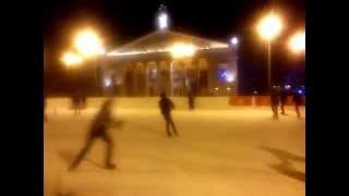 preview picture of video 'Ice rink on Lenina Square in Voronezh, 31 December 2014'