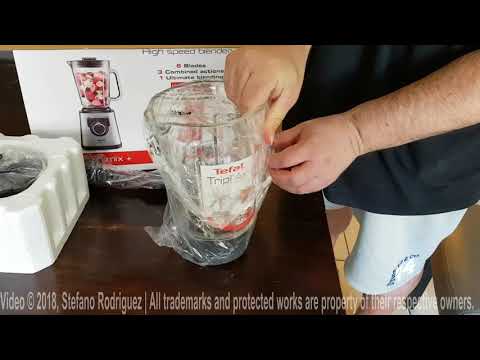 Kokteilių plaktuvas Tefal PerfectMix BL811D38, juodos/nerūdijančio plieno spalvos video