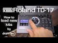 Roland TD-17 kit loading tutorial for drum-tec Live Sound Edition