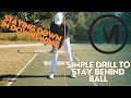 Staying Behind The Ball In Down Swing Ian Mellor Golf