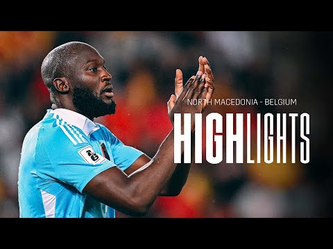 North Macedonia 1-1 Belgium | A draw in North Macedonia  | #REDDEVILS