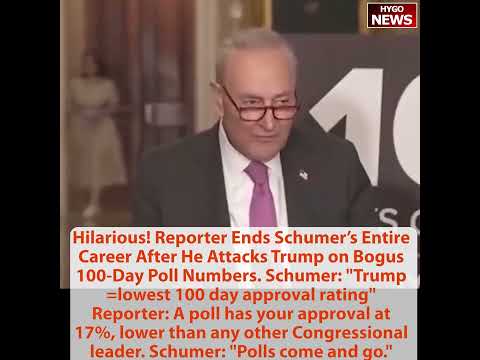 Reporter to Schumer: 'Your Approval Is 17%' After He Cites Trump Polls; CNN's Enten: 'Democrats Can't Count Their Chickens'