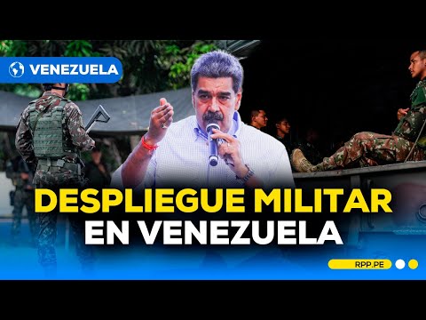 MADURO ordena DESPLIEGUE MILITAR ante la creciente presencia de EE. UU. en el mar Caribe #RPPMUNDO
