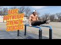 BASIC BODYWEIGHT STRENGTH EXERCISES EVERYONE SHOULD BE DOING | GET STRONGER AND BETTER BODY CONTROL