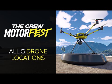 The Crew Motorfest - All 5 Drone Locations ("Donut x Drone" Challenge)