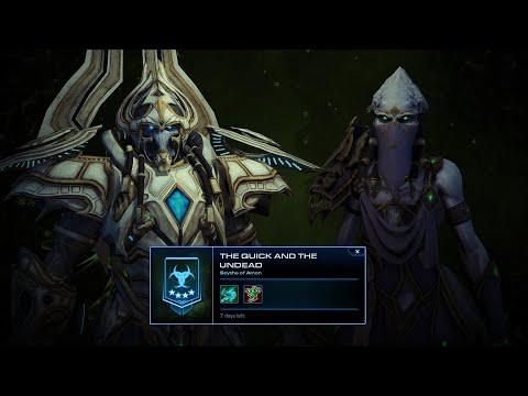STARCRAFT 2 COOP MUTATION | THE QUICK AND THE UNDEAD| ARTANIS & VORAZUN | CHEESY TACTICS