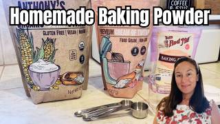 How to Make Baking Powder at Home (No Aluminum, Better Ingredients!) #bakingrecipes