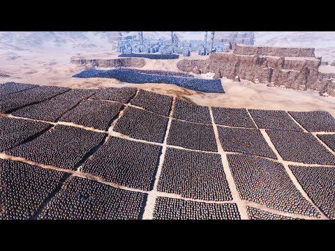 Romans Lay Siege to Medieval City Ultimate Epic Battle Simulator UEBS