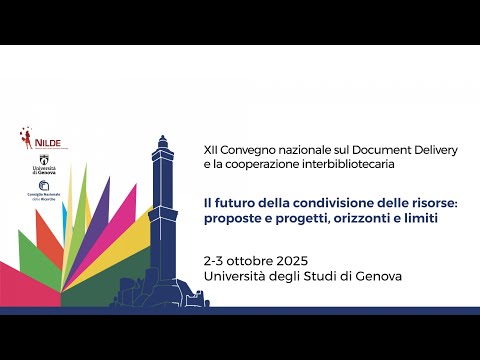 XII Convegno Nazionale NILDE 2 ottobre 2025 – II sessione