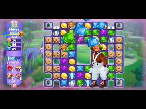 Willy Wonka's World of Candy - Level 116 Complete - No Hacks / No Boosters (Android/IOS)
