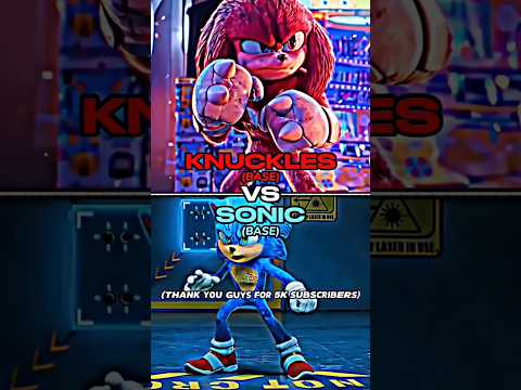 KNUCKLES VS SONIC #knuckles #sonic #shorts #viralshorts #loxi