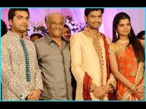 Rajini, Kamal, Vijay and More celebrities attended Simbu Sister T.R. Ilakiya's wedding reception.