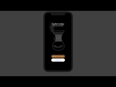 SwiftUI Coffee-Making Animation