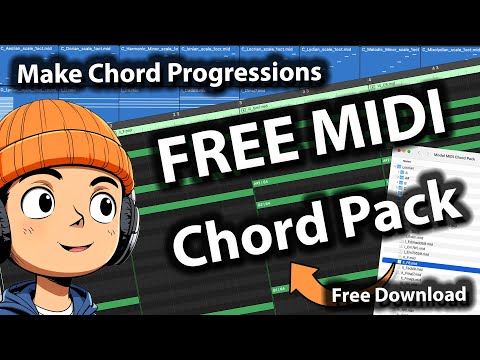 How to Make Chord Progressions with a FREE MIDI Chord Pack - Modal building blocks to create songs