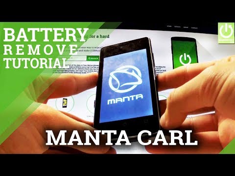 How to Remove Battery in MANTA MSP4007 Carl - Soft Reset in MANTA