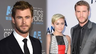 Chris Hemsworth Talks Miley Cyrus and Liam Hemsworth Engagement!