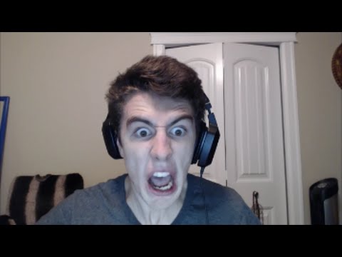 ANGRY FACECAM RAGE QUIT!! ( Minecraft Solo Skywars w/ TheCampingRusher )