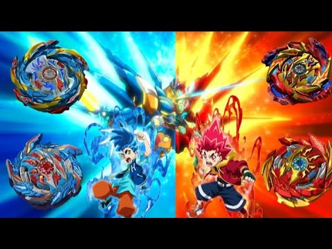 All Moves Of Hikaru Hizashi And Hyuga Hizashi In Beyblade Burst Surge