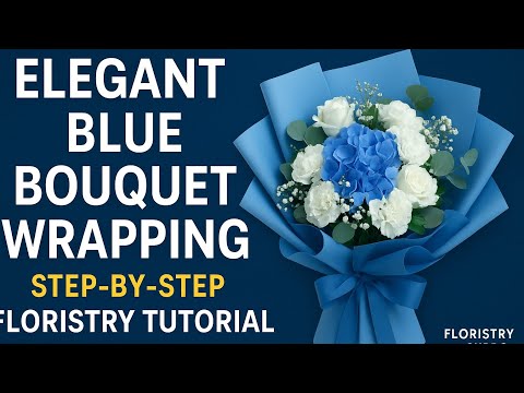 💐 How to Wrap a Bouquet | Floristry Tutorial in 2025 | Dubai Florist Job 