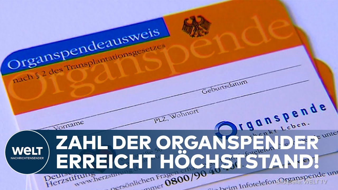 REKORD BEI ORGANSPENDEN: Trotzdem bleibt die Warteliste in Deutschland erschreckend lang