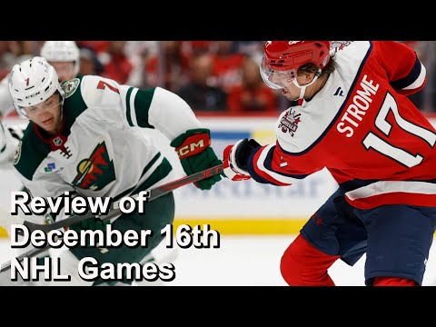Rückblick auf die NHL-Spiele vom 16. Dezember