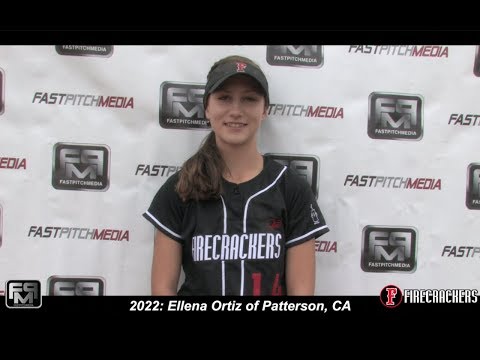 2022 Ellena Ortiz Catcher and Outfield Softball Skills Video - Norcal Firecrackers